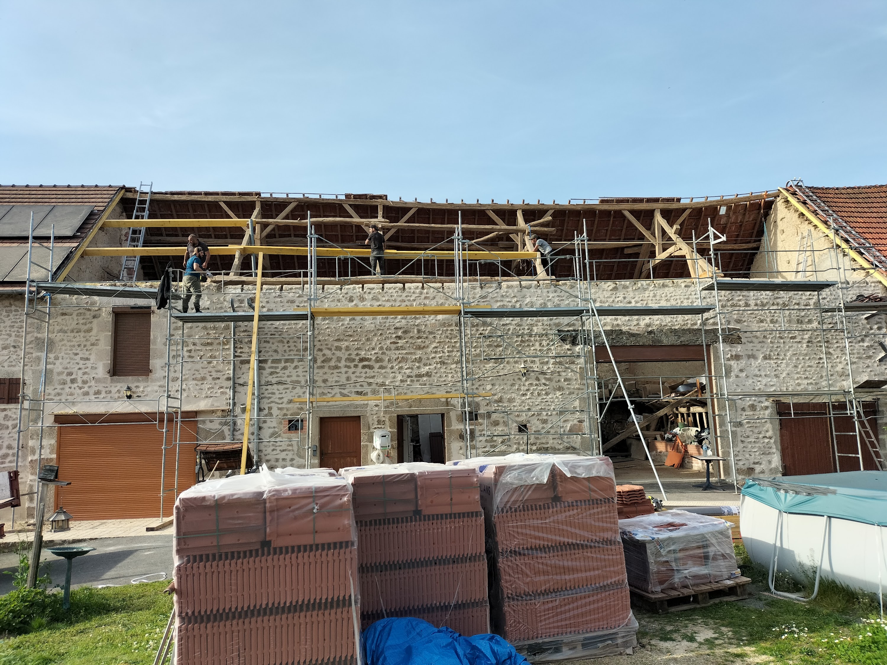 Travaux de couverture et toiture en Creuse par Couvreur 23